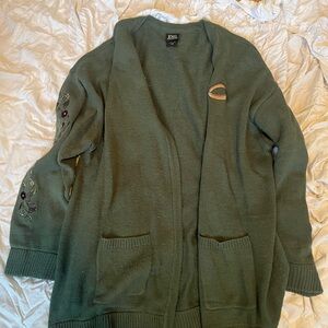 Her Universe Cardigan with Embroidered Sleeves